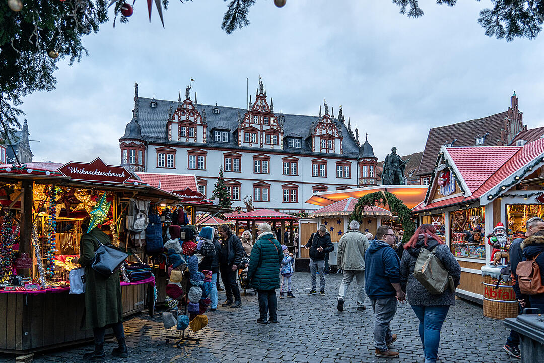Zauberhafte Atmosphäre auf dem Marktplatz.
