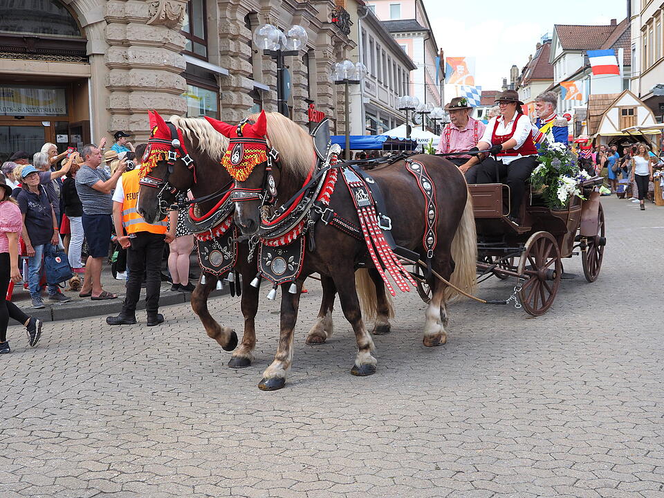 Großer historischer Festzug durch Bad Kissingen!