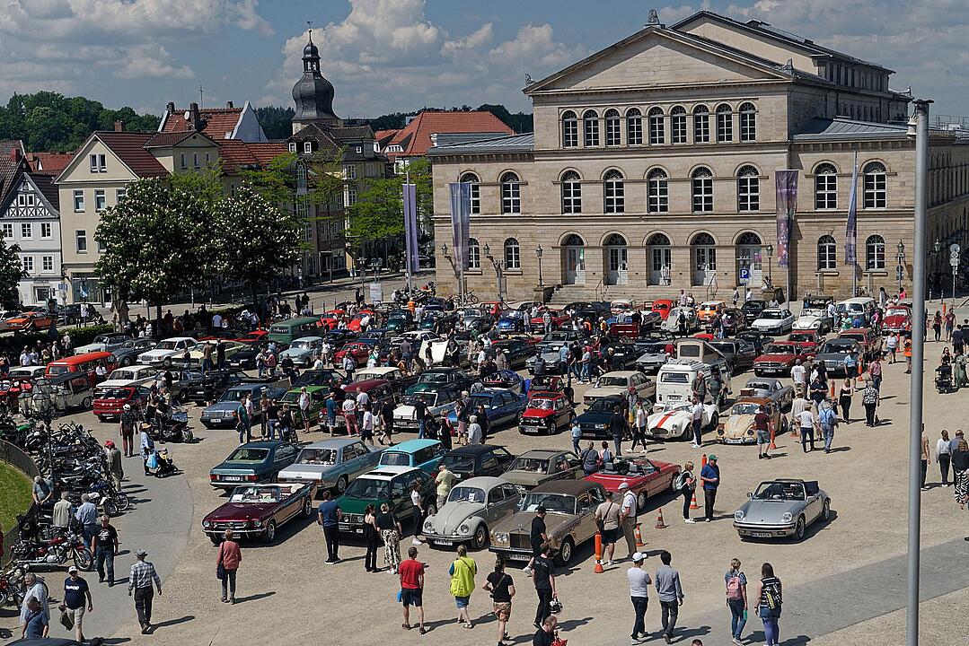 Hunderte von Oldtimern konnten bestaunt werden!