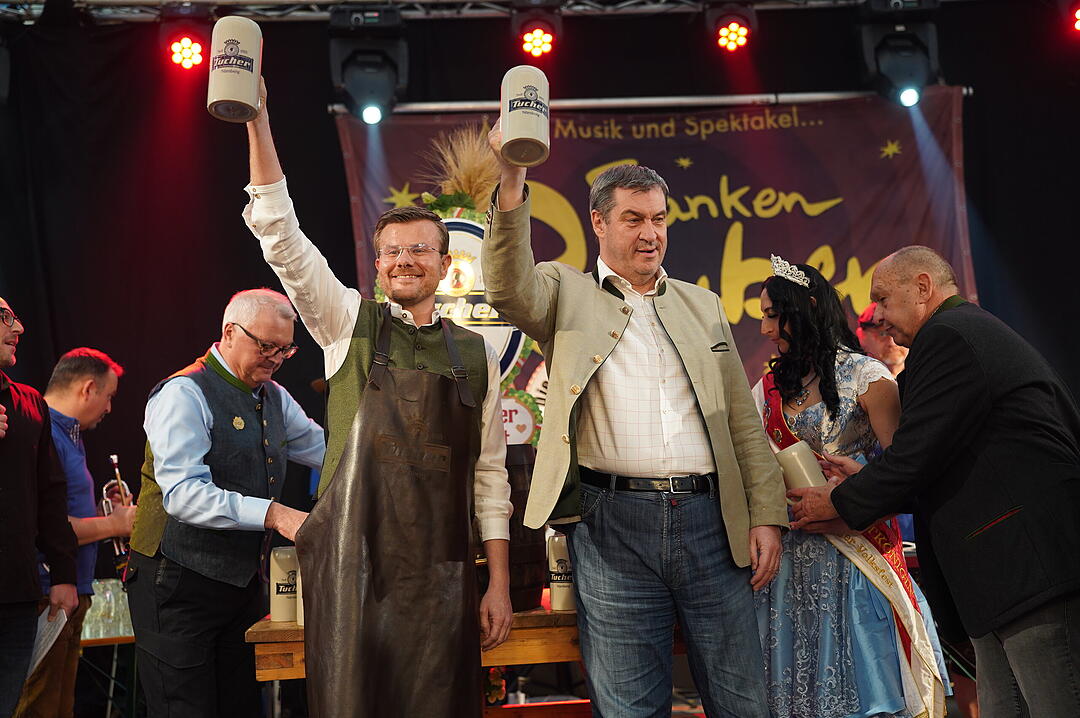 Das Nürnberger Frühlingsfest 2024 ist eröffnet.
