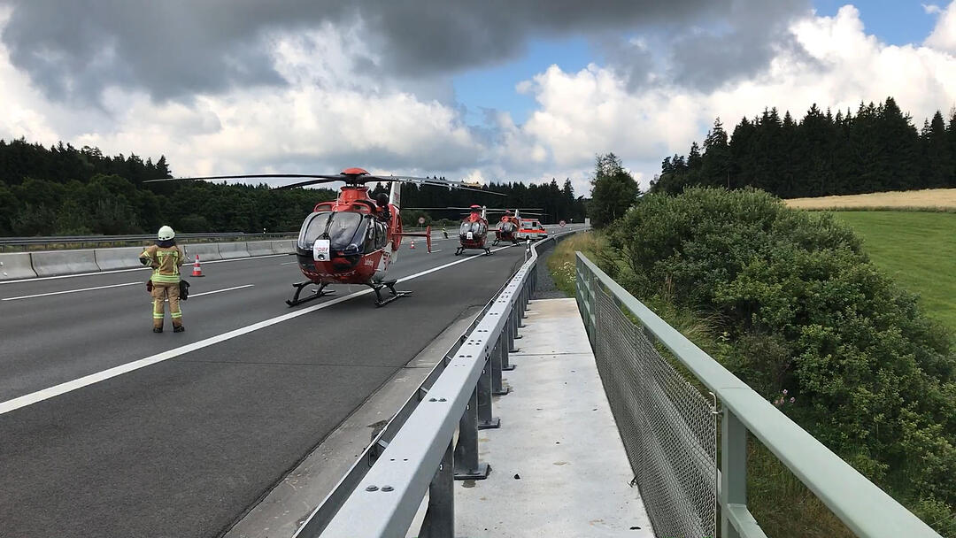 Jahrestag des schweren Bus-Unglücks auf der A9 bei Münchberg
