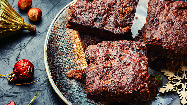 Gewürzkuchen, Kuchen, Weihnachten, Weihnachtskuchen, Weihnachtsgebäck