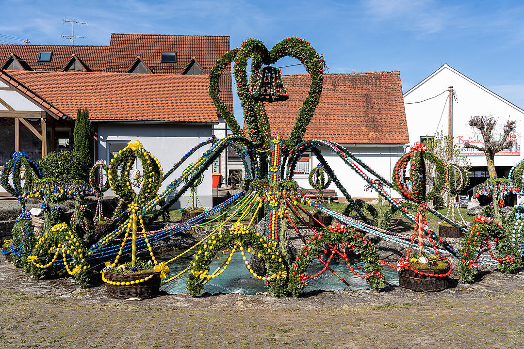 Der Brunnen ist ein Muss für jeden Osterbrunnen-Fan!