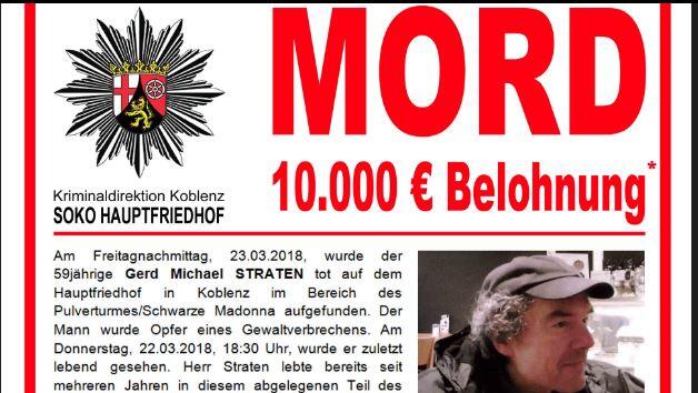 Cold Cases in Koblenz: Wer tötete den Obdachlosen auf dem Koblenzer Hauptfriedhof?