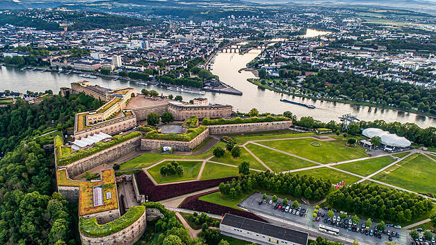 Koblenz, Festung Ehrenbreitstein, Public-Viewing
