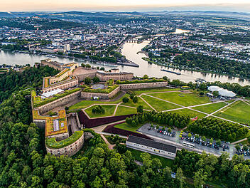 Koblenz, Festung Ehrenbreitstein, Public-Viewing