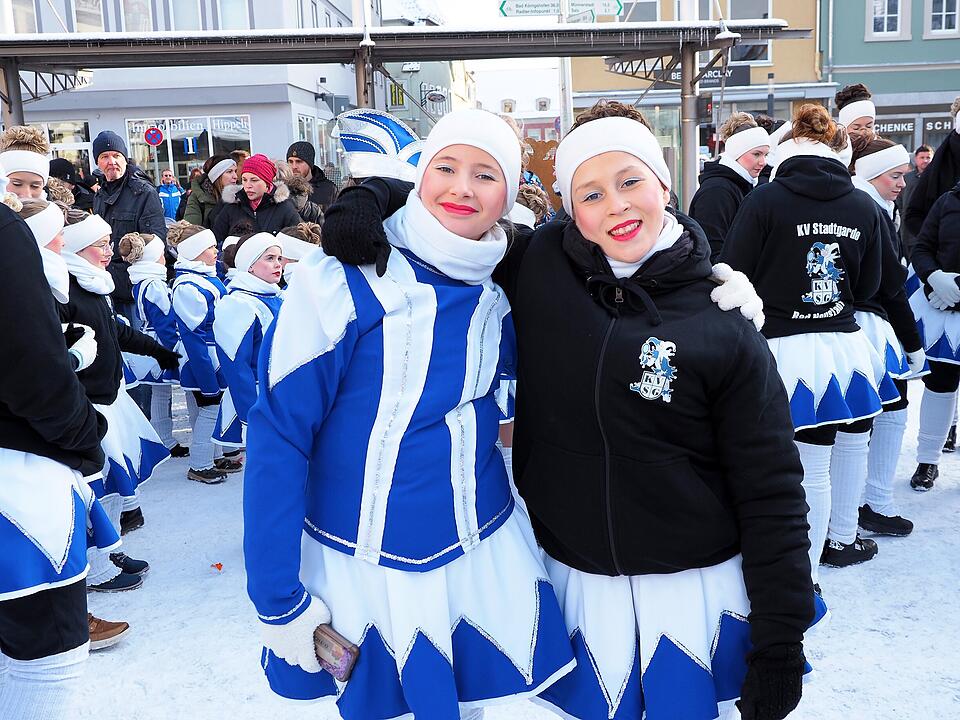 Eine der ersten Faschingsumzüge in der Region