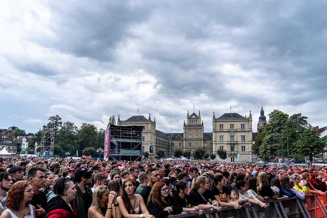 Hammer Konzert! An die 10.000 Kontra K Fans kamen nach Coburg.
