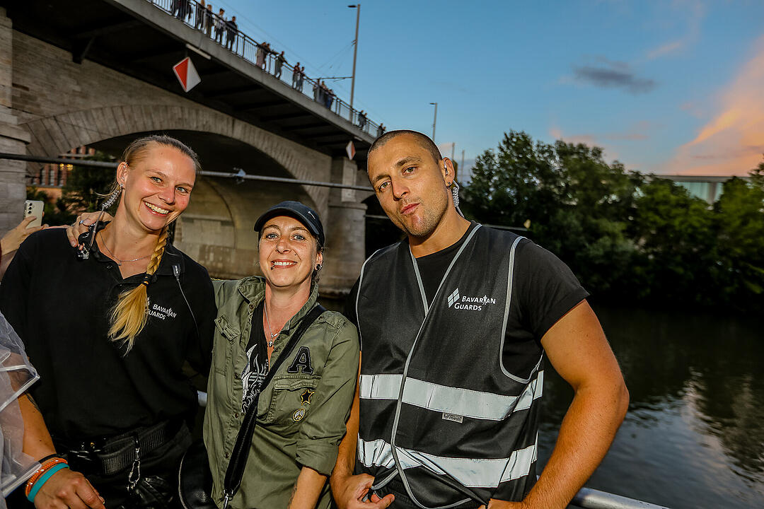 Auf drei Decks wurde richtig gefeiert!