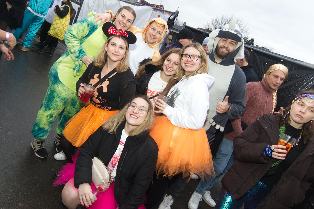 Faschingsumzug und After-Zug-Party
