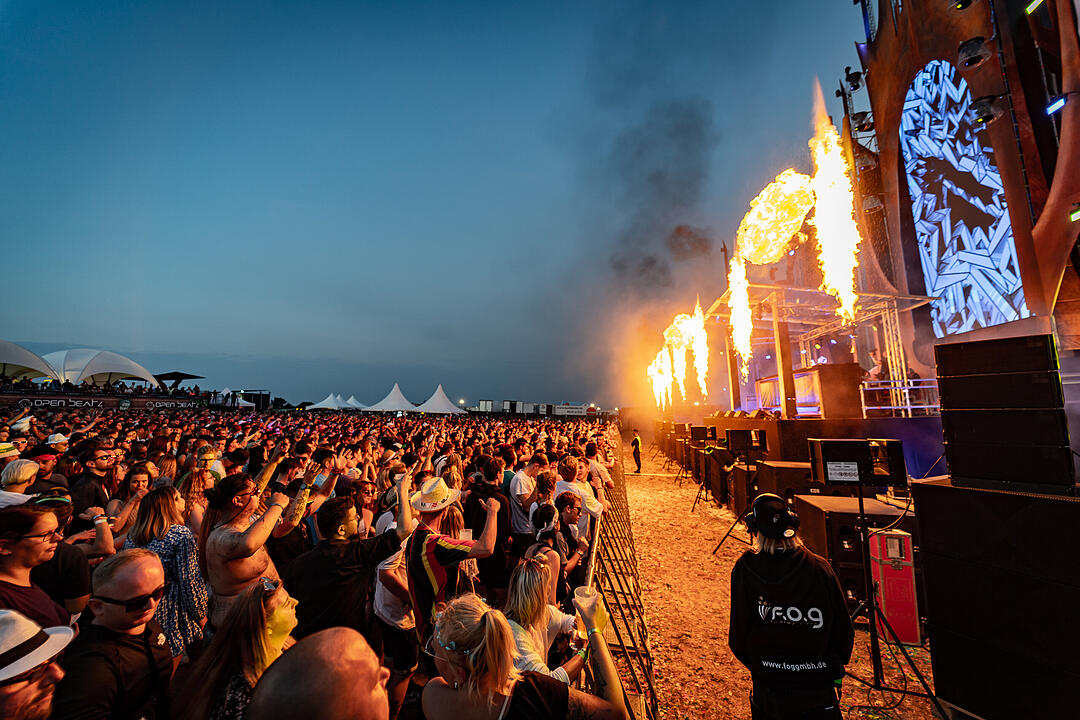 Beste Partystimmung auf dem Festival-Gelände!