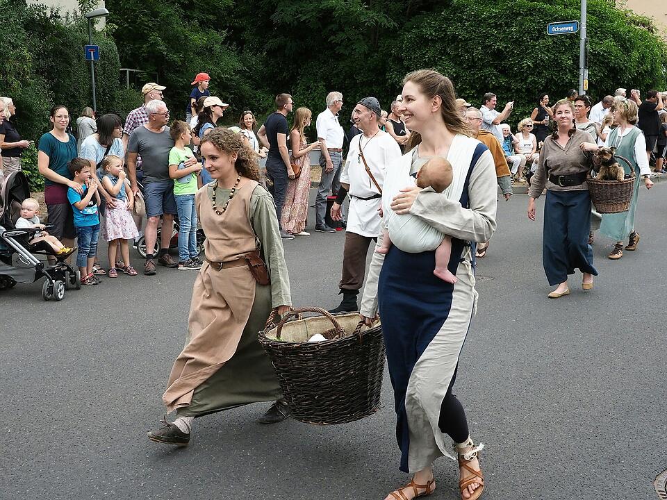 Das Historienspektakel zog wieder Tausende von Besuchern an.