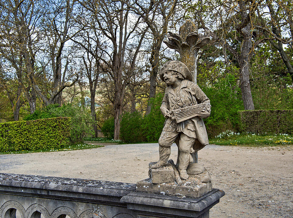 Baumblüte im Hofgarten der Würzburger Residenz