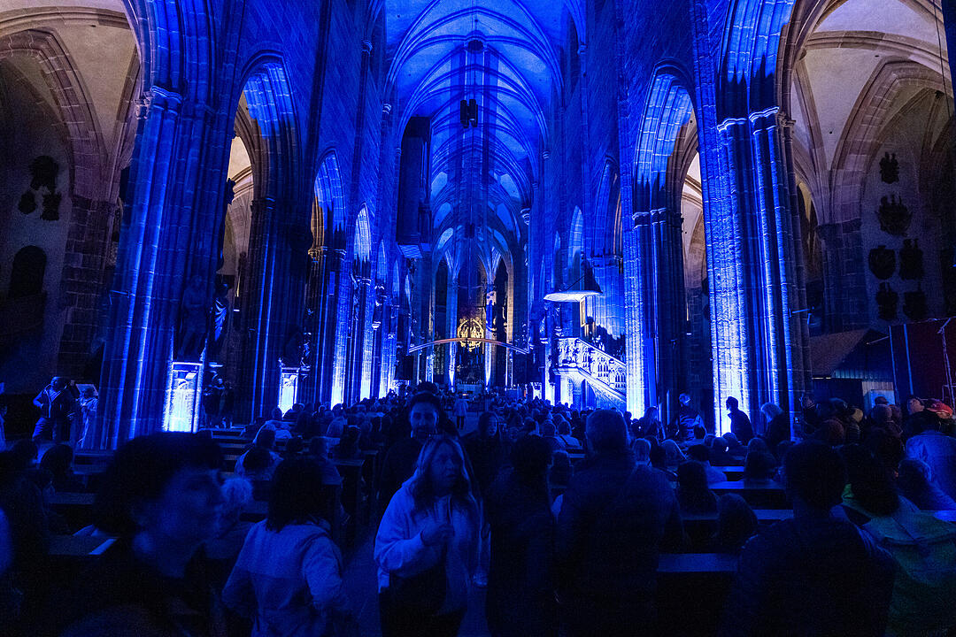 Nürnberg erstrahlte in BLAU.
