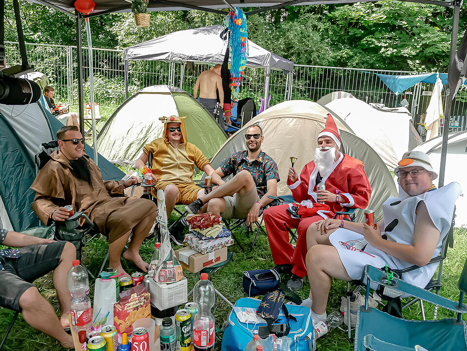 So schön war es bei Rock im Park am Samstag - Camping