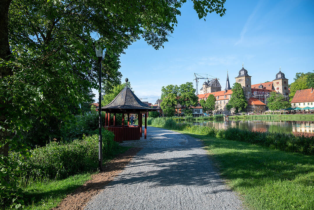 Beeindruckende Schlossanlage