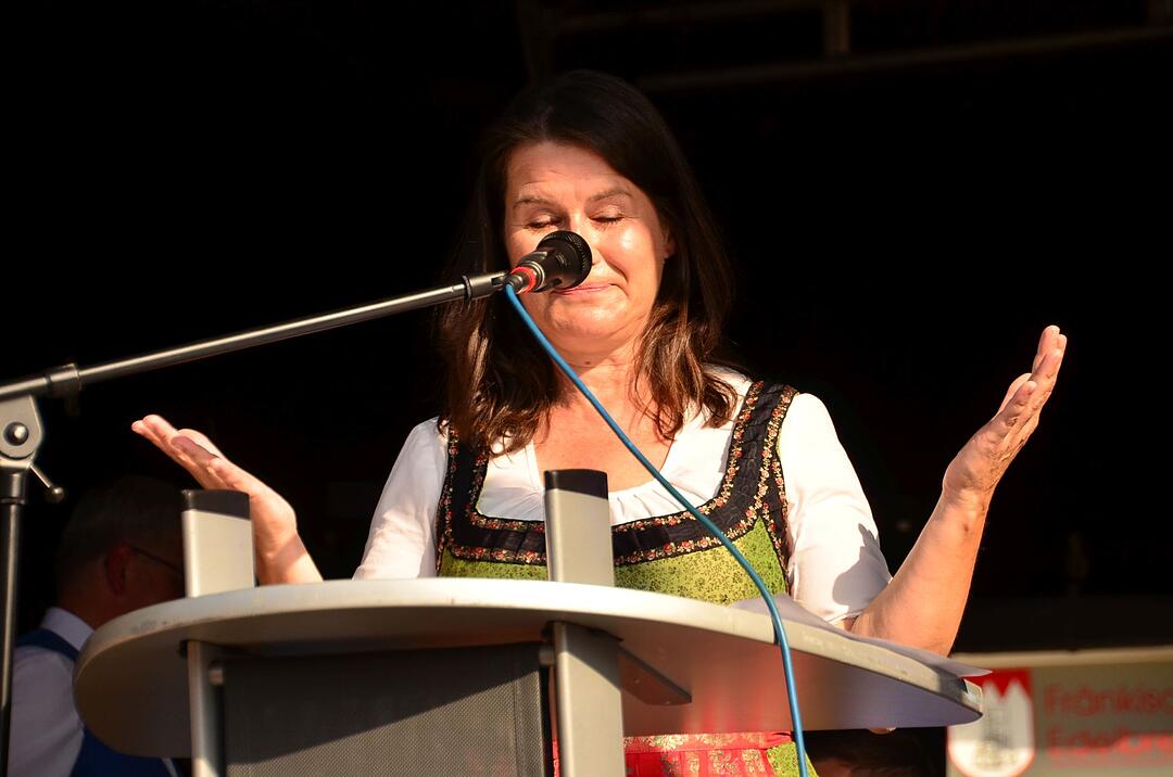Auf dem Marktplatz Ebermannstadt wird gefeiert!