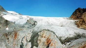 Ewiges Eis: So sah der Kesselwandferner im Ötztal 1998 aus. Fotos: Archiv