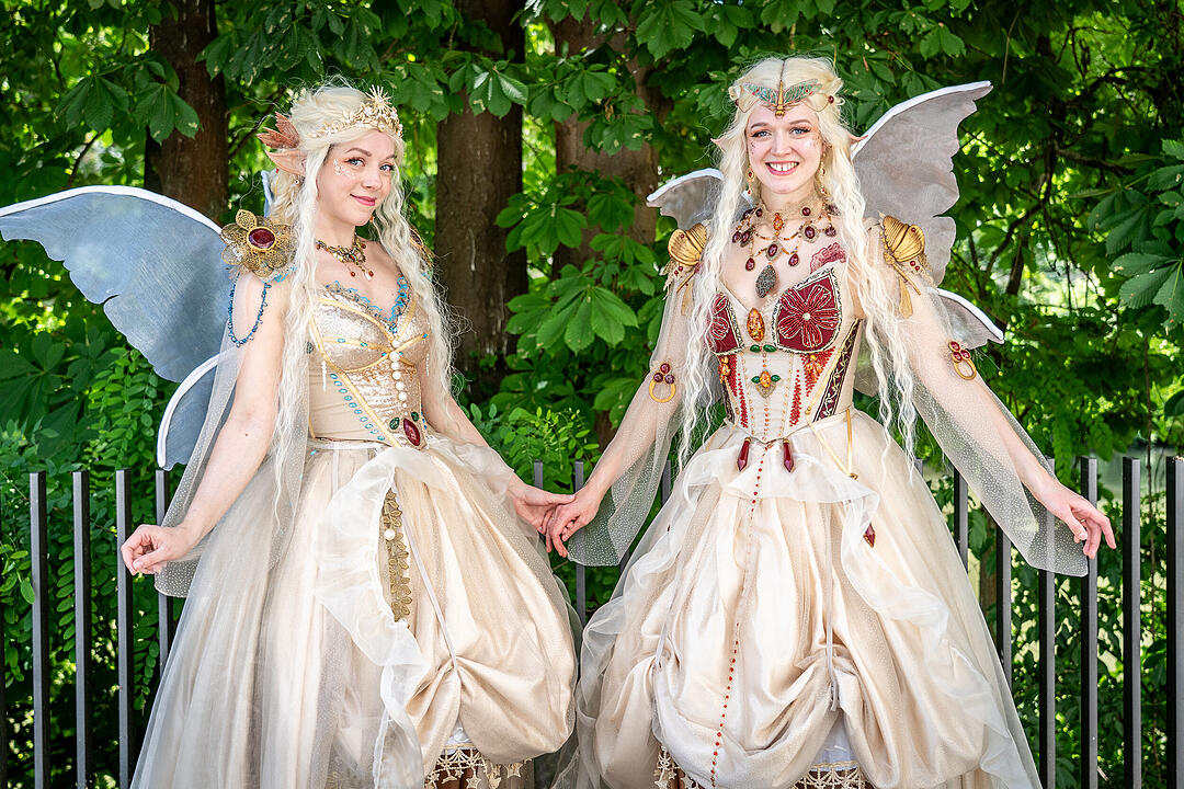Wunderschöne Cosplays konnten bewundert werden!