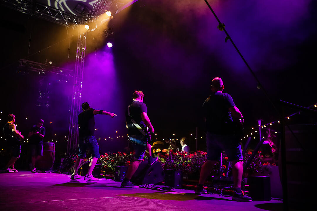 Erstklassige Stimmung mit den Almrockern!