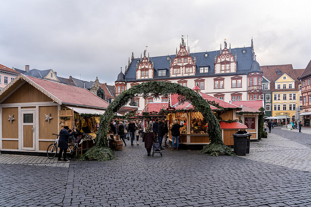 Zauberhafte Atmosphäre auf dem Marktplatz.