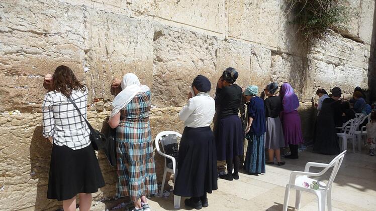 An der Klagemauer in Jerusalem. Foto: irfe