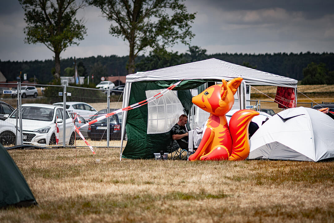 Beste Partystimmung auf dem Festival-Gelände!