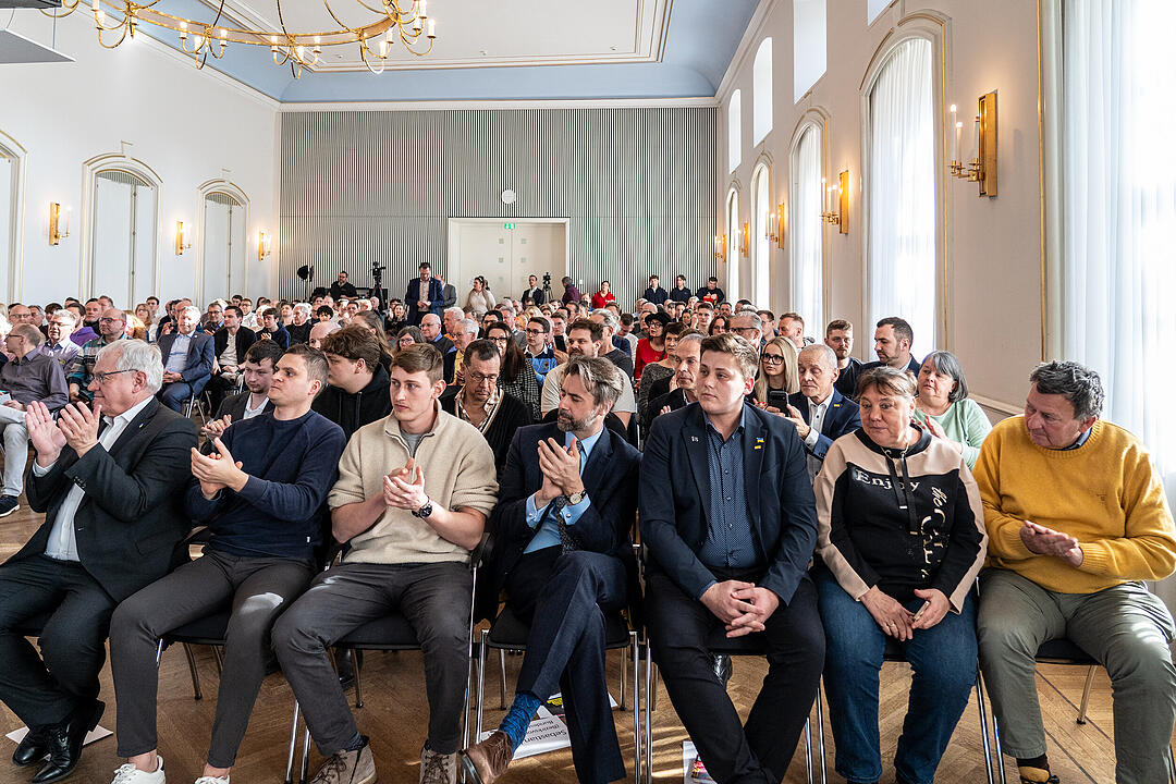 Der Spitzenkandidat der Liberalen gab sich bürgernah.