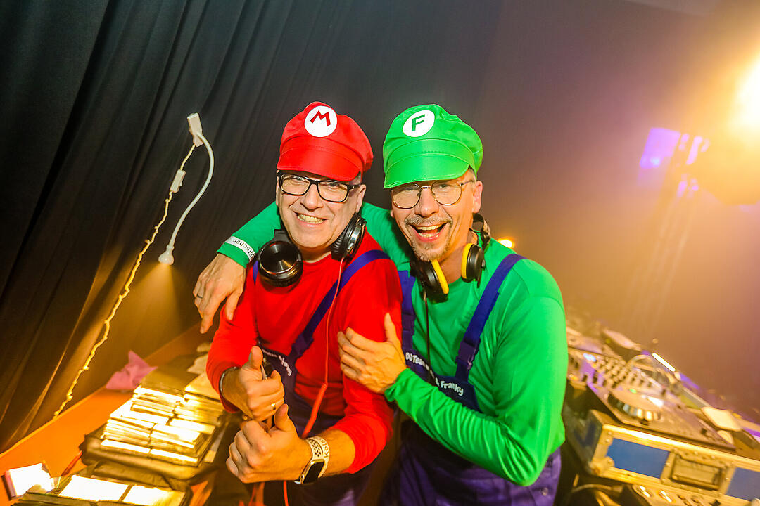 Beste Partystimmung in der Stadthalle