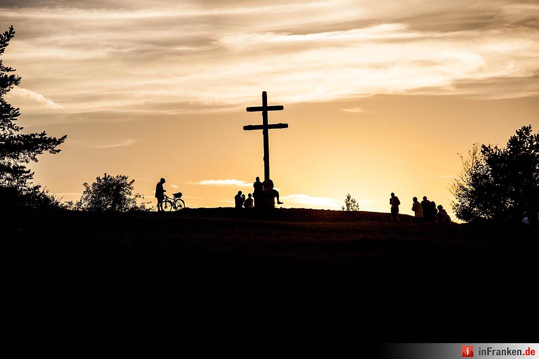 Sonnenuntergang auf dem Staffelberg