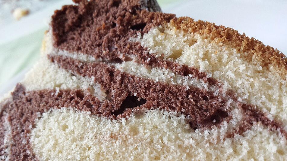 Fertig ist der Marmorkuchen: zum Reinbeißen!