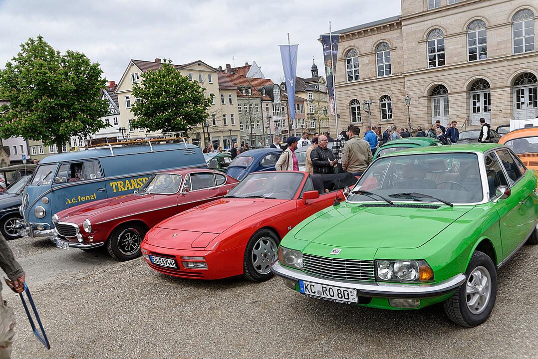 Hunderte von Oldtimern konnten bestaunt werden.