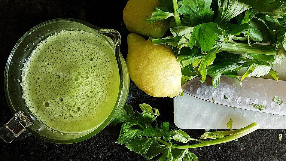Frisch zubereiteter Smoothie