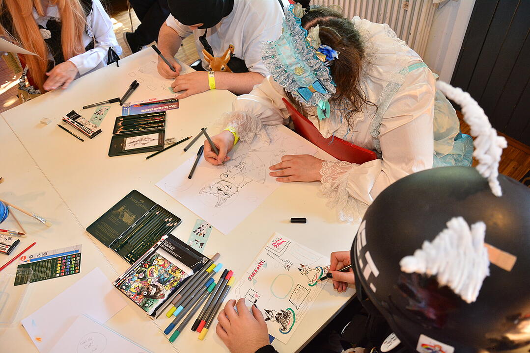 Zahlreiche Manga, Anime und Cosplay-Fans kamen nach Schweinfurt.