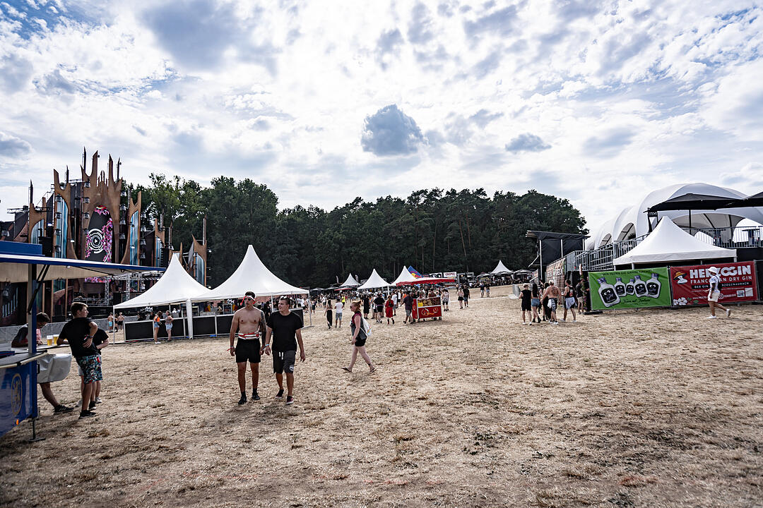 Beste Partystimmung auf dem Festival-Gelände!