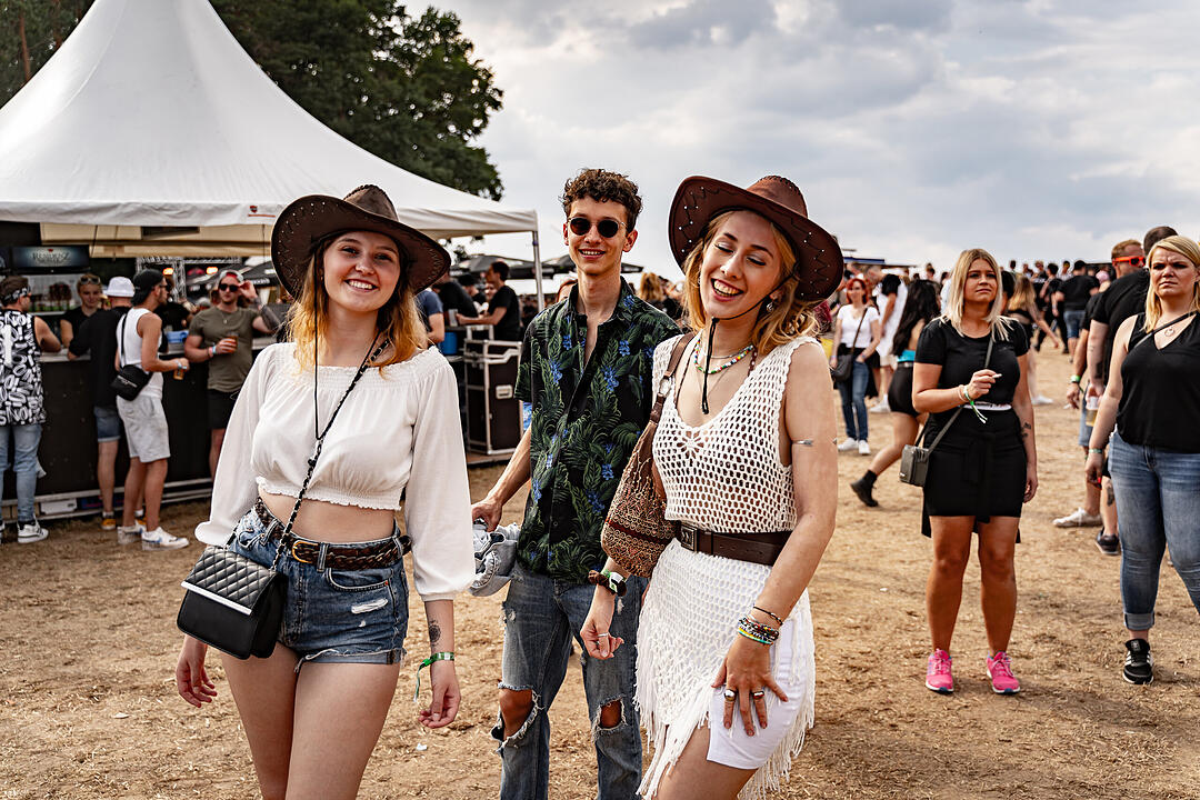 Beste Partystimmung auf dem Festival-Gelände!
