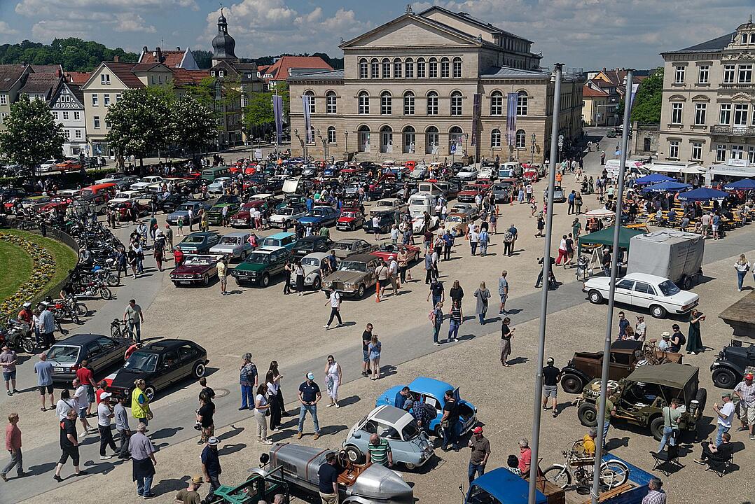 Hunderte von Oldtimern konnten bestaunt werden!