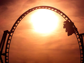 Achterbahn, Freizeitpark