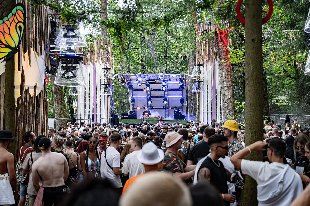 Beste Partystimmung auf dem Festival-Gelände!