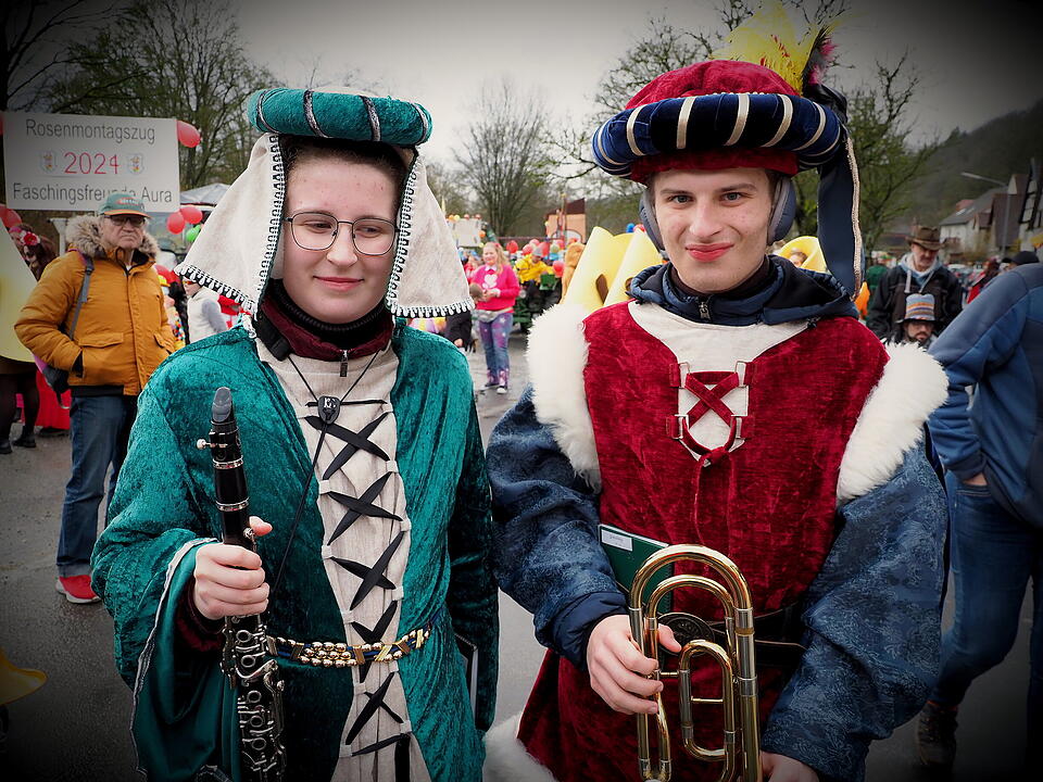 Beste Faschingslaune in Aura/Saale