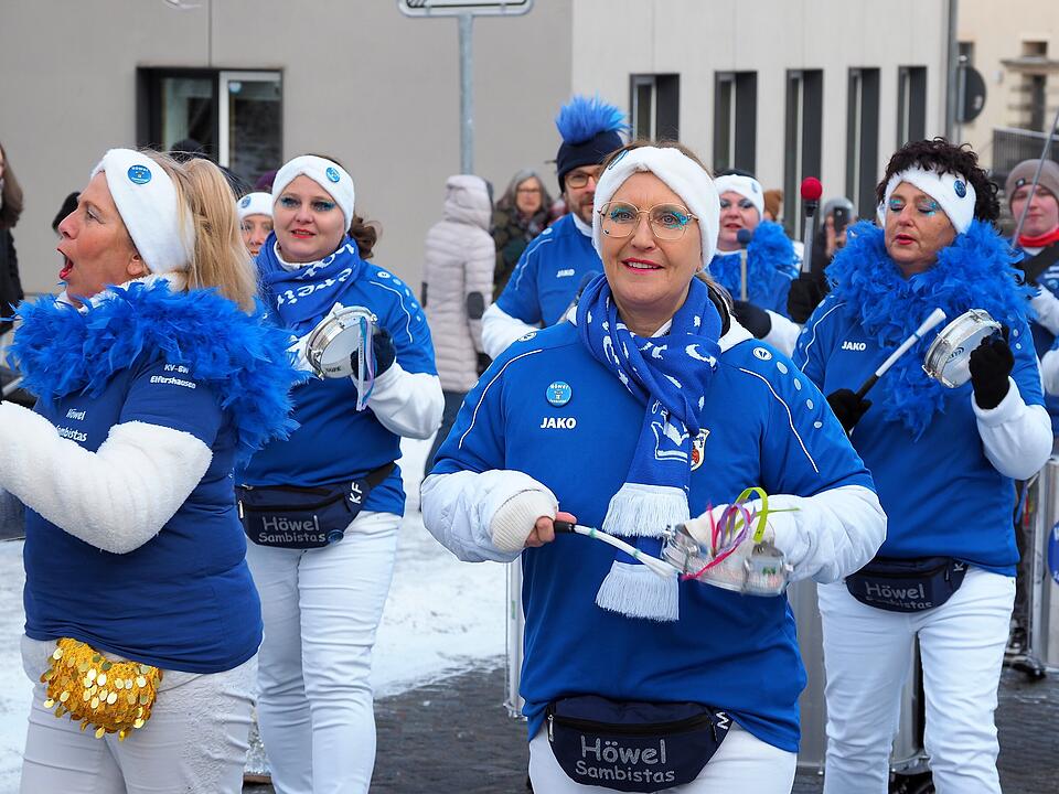 Eine der ersten Faschingsumzüge in der Region
