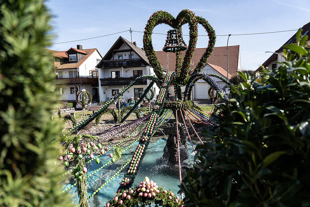 Der Brunnen ist ein Muss für jeden Osterbrunnen-Fan!