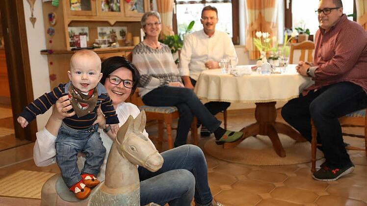 Dem kleinen Korbinian gefällt's auf dem Land.  Foto: Barbara Herbst
