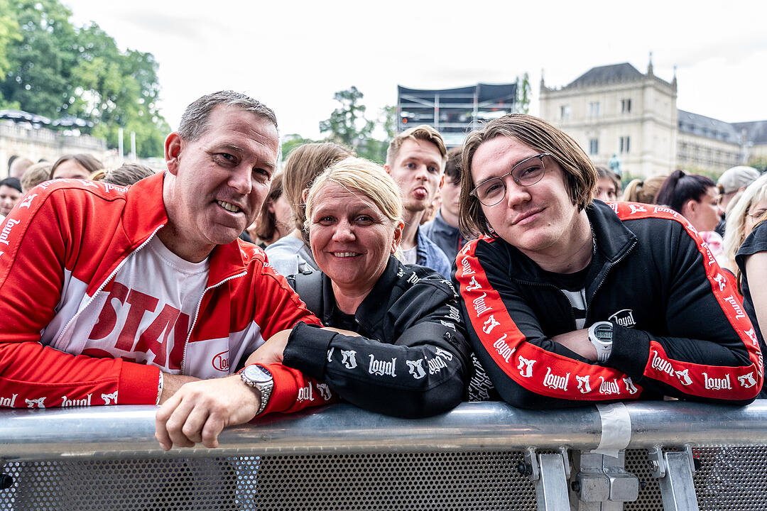 Hammer Konzert! An die 10.000 Kontra K Fans kamen nach Coburg.