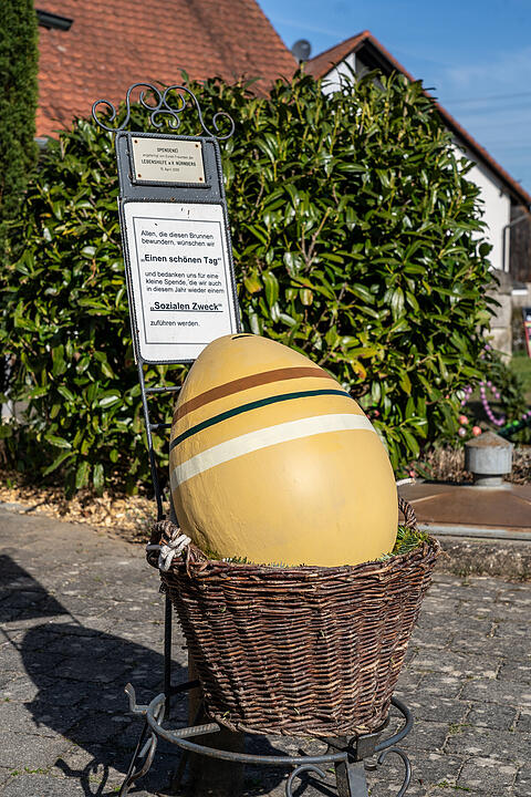 Der Brunnen ist ein Muss für jeden Osterbrunnen-Fan!