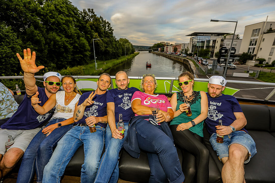 Auf drei Decks wurde richtig gefeiert!