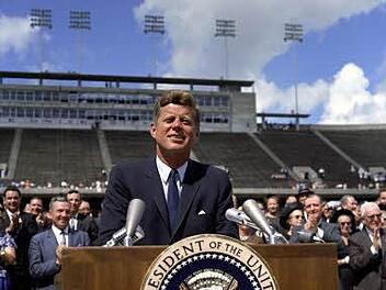John F. Kennedy gewann am 9. November 1960 die Präsidentschaftswahlen in den USA. Foto: . EPA/ROBERT KNUDSEN/dpa