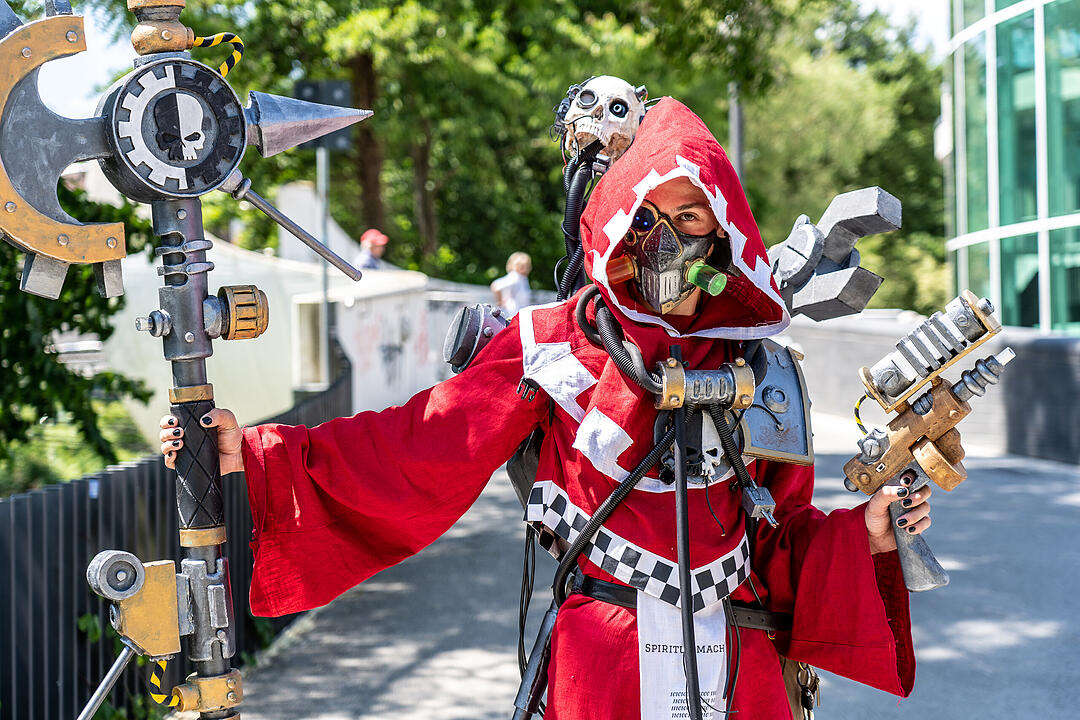 Ganz viele Cosplayer aus Nah und Fern feiern ihr Hobby!