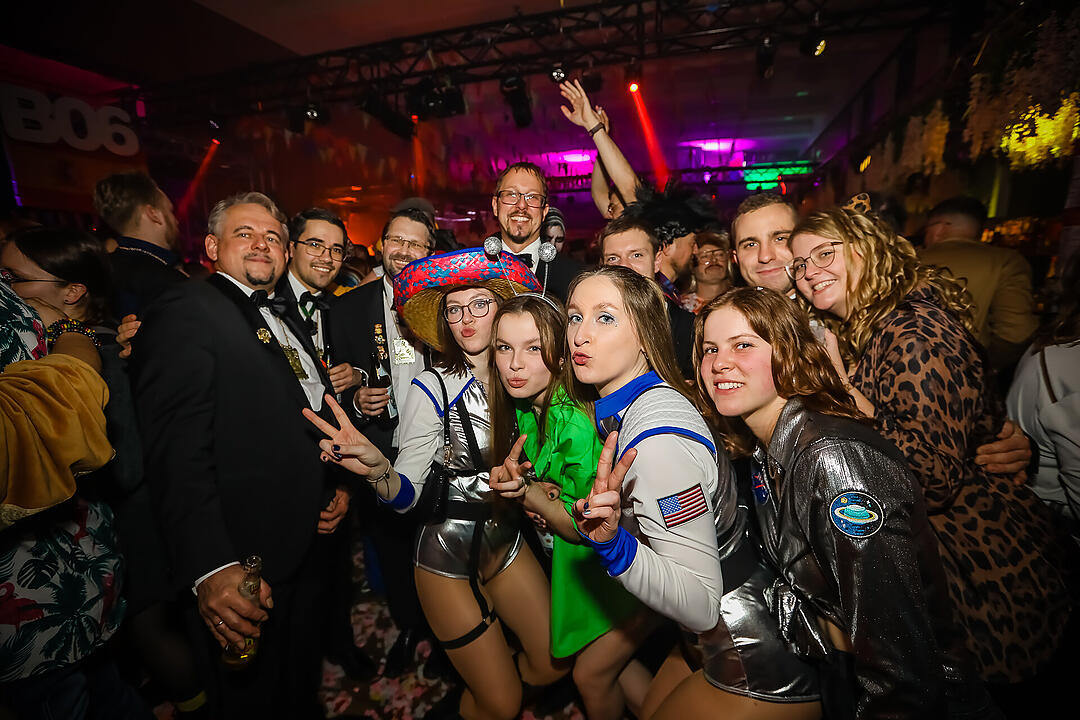 Beste Partystimmung in der Stadthalle