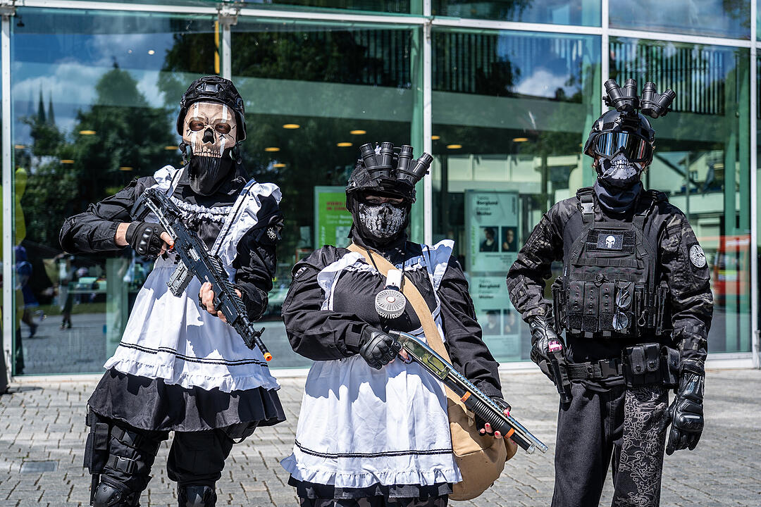 Wunderschöne Cosplays konnten bewundert werden!